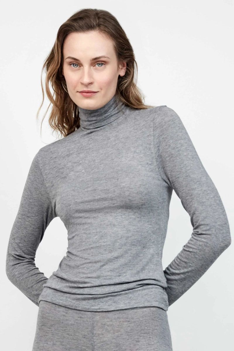 Bluză termică cu guler înalt și mâneci lungi, Gisela 1/10059