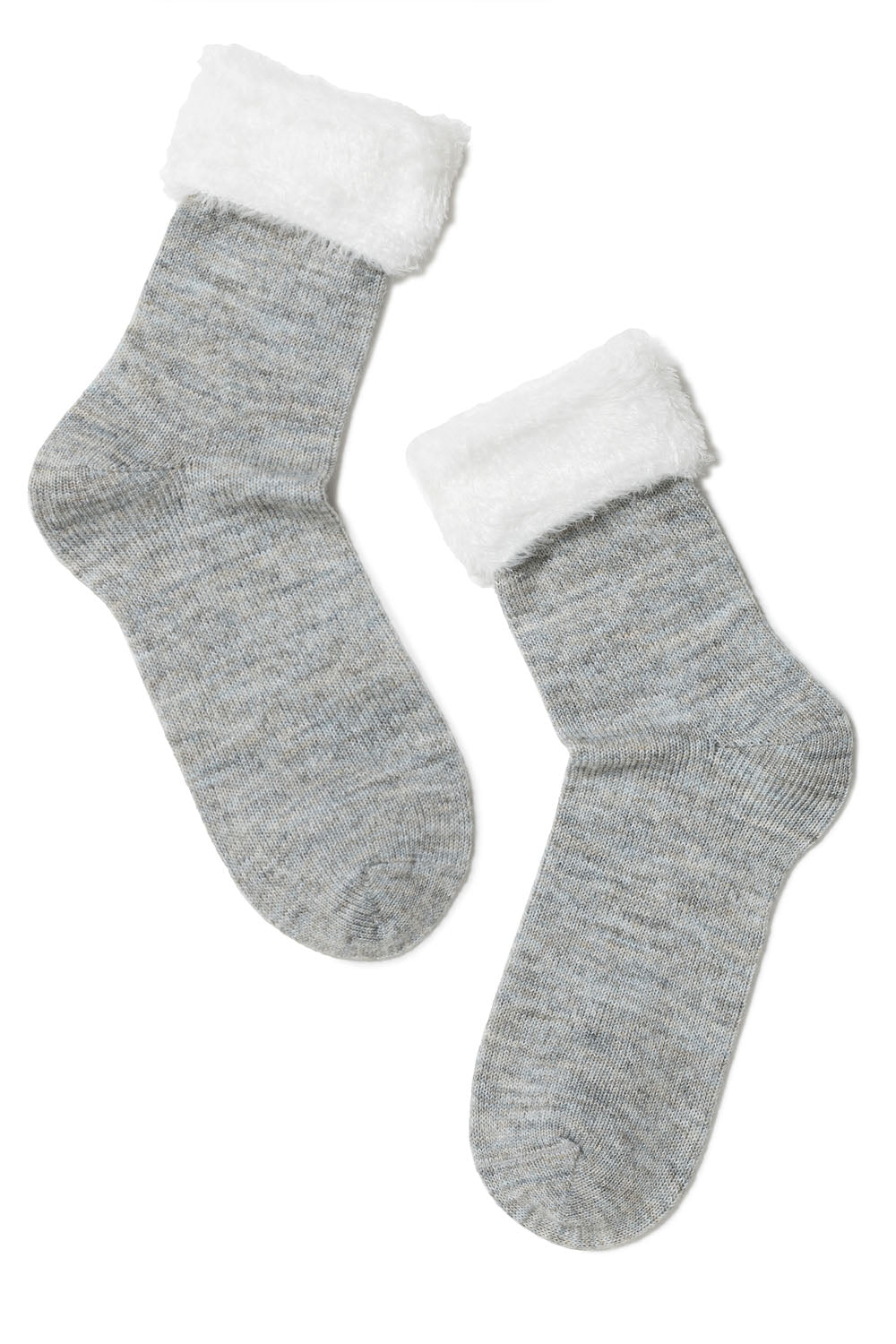 Șosete groase cu margine pufoasă, Conte Elegant Comfort 000
