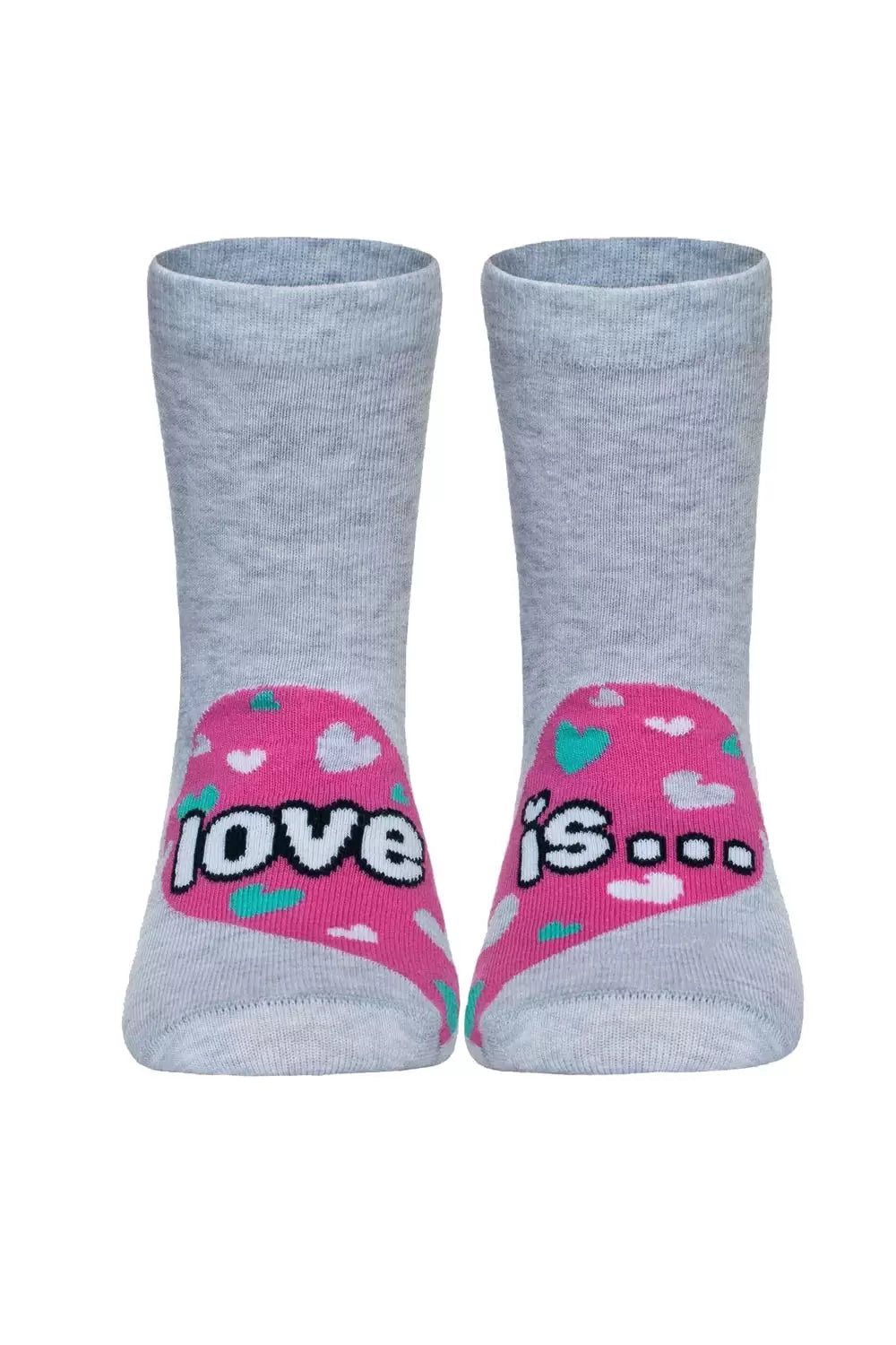 Șosete copii haioase Love is din bumbac, Funny Legs 279