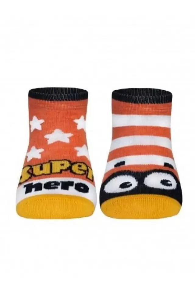 Șosete copii haioase Super Erou din bumbac, Funny Legs 283