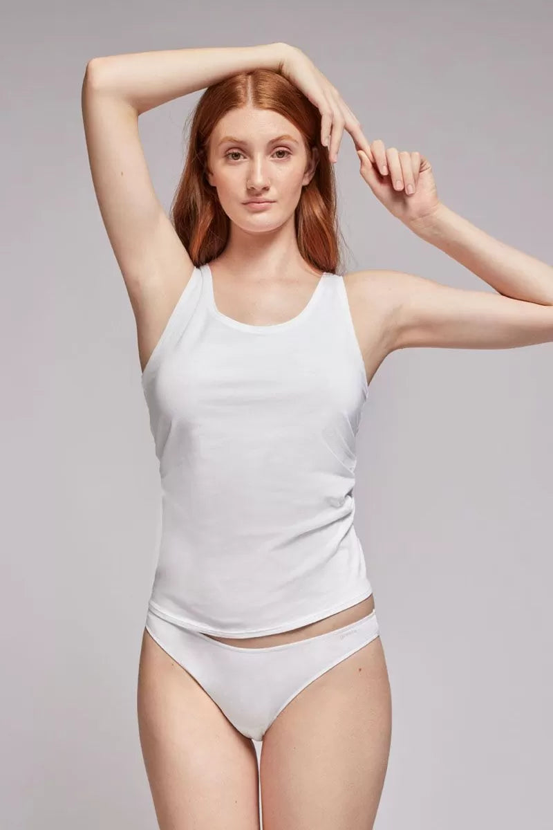 Chilot basic cu talie joasa din bumbac organic EKO, Gisela 1/0223