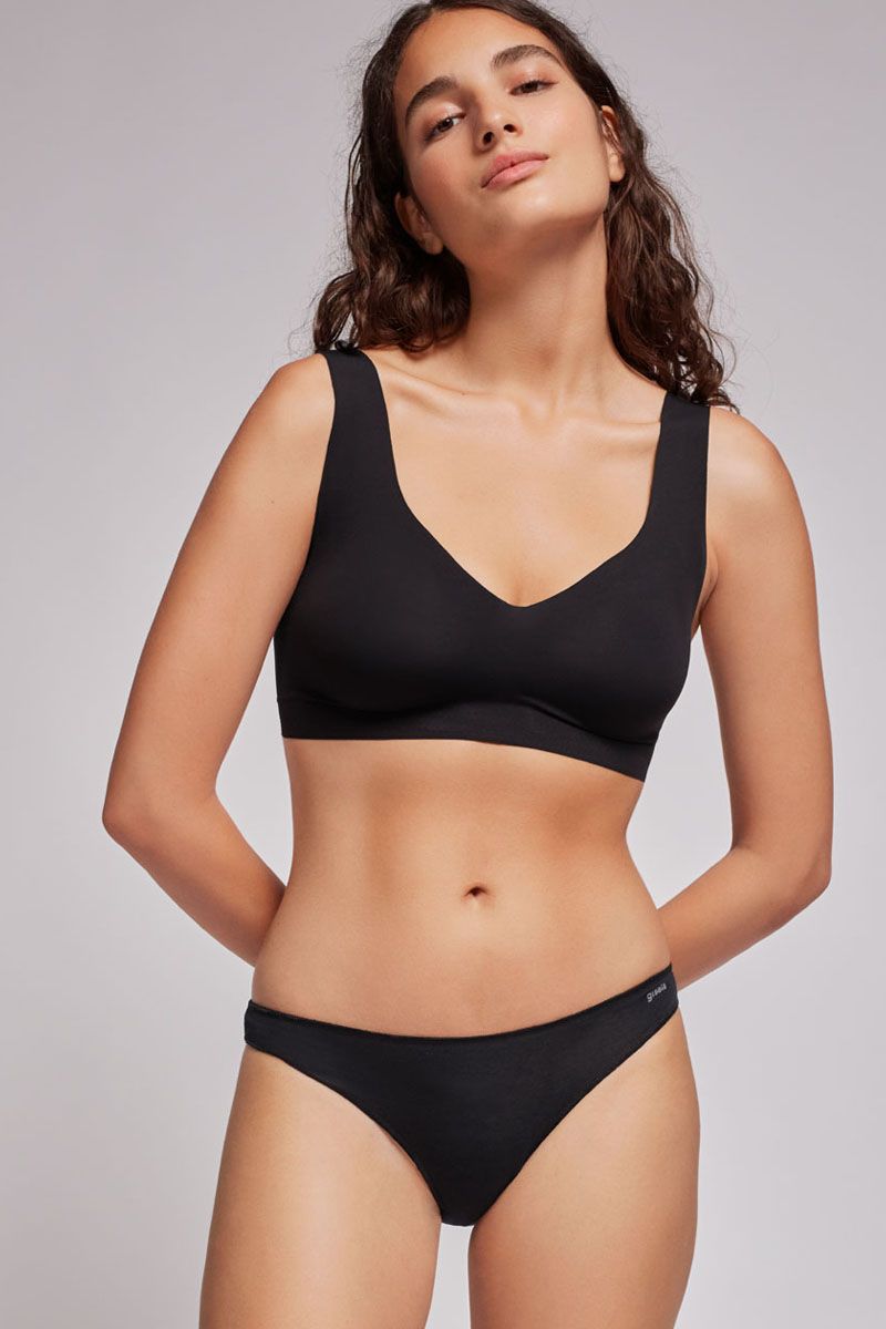Chilot basic cu talie joasa din bumbac organic EKO, Gisela 1/0223