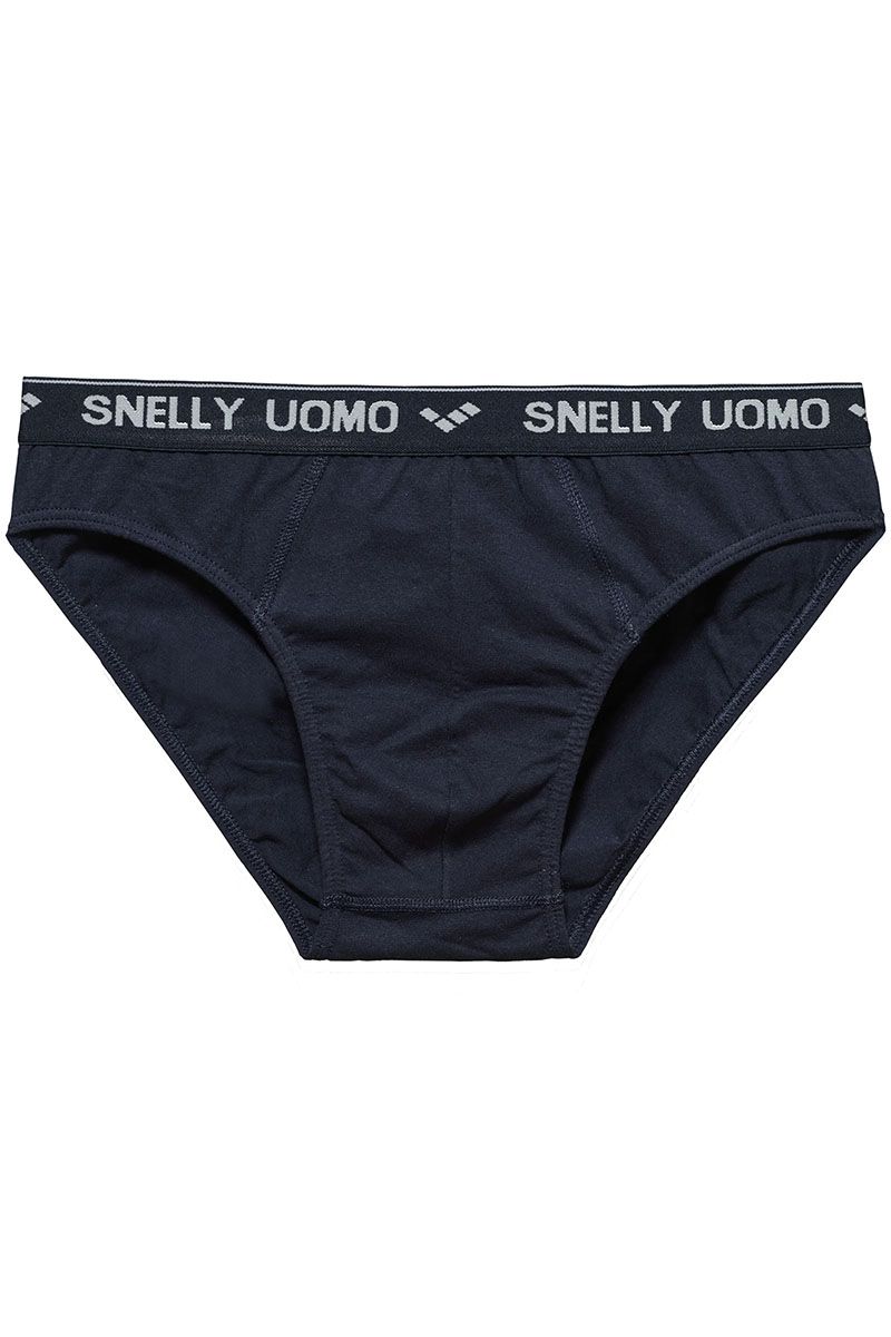 Chiloți pentru bărbați, cu elastic exterior, din bumbac moale, Snelly U111