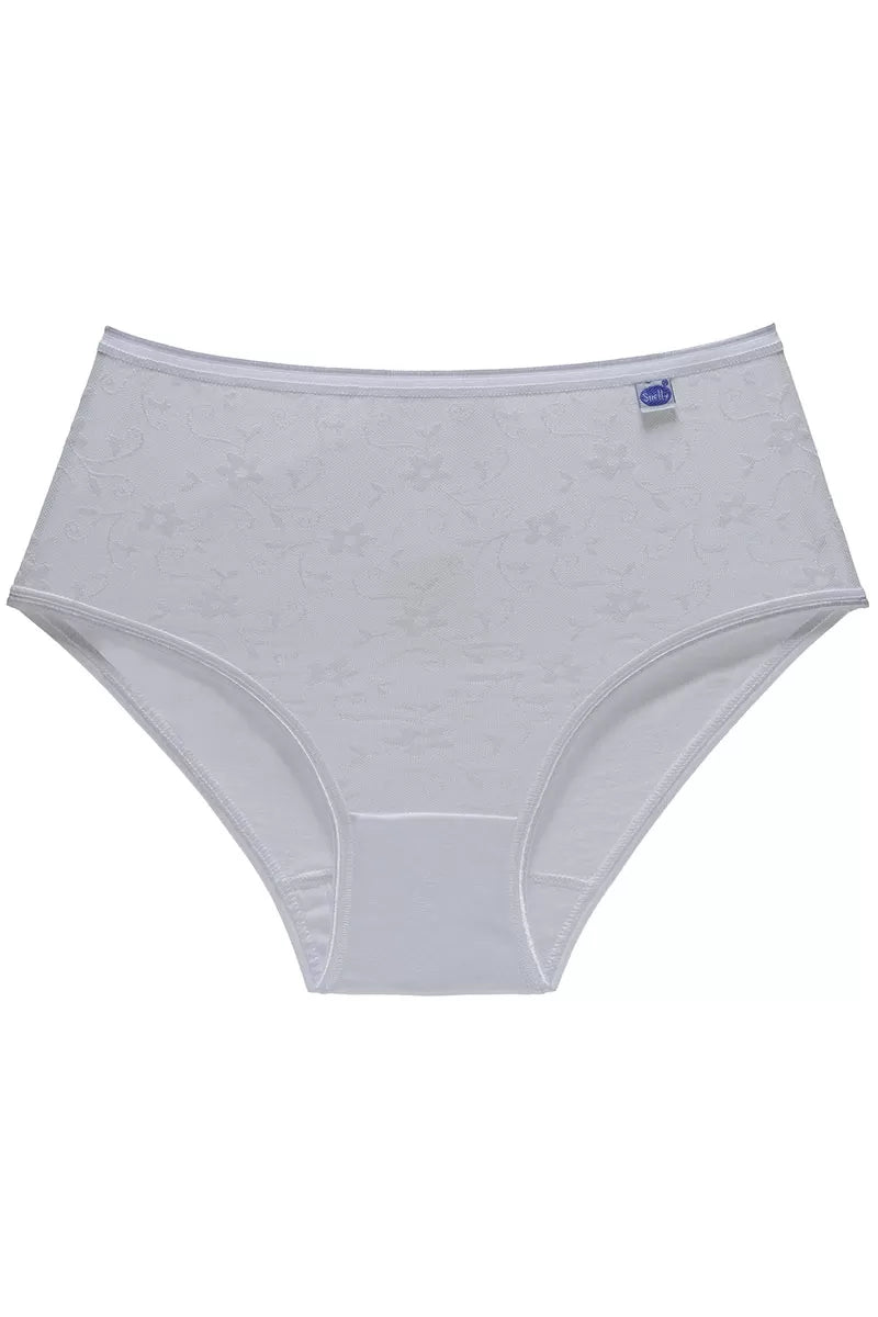 Chiloți cu țesătură jacquard și bumbac elastic, Snelly E563
