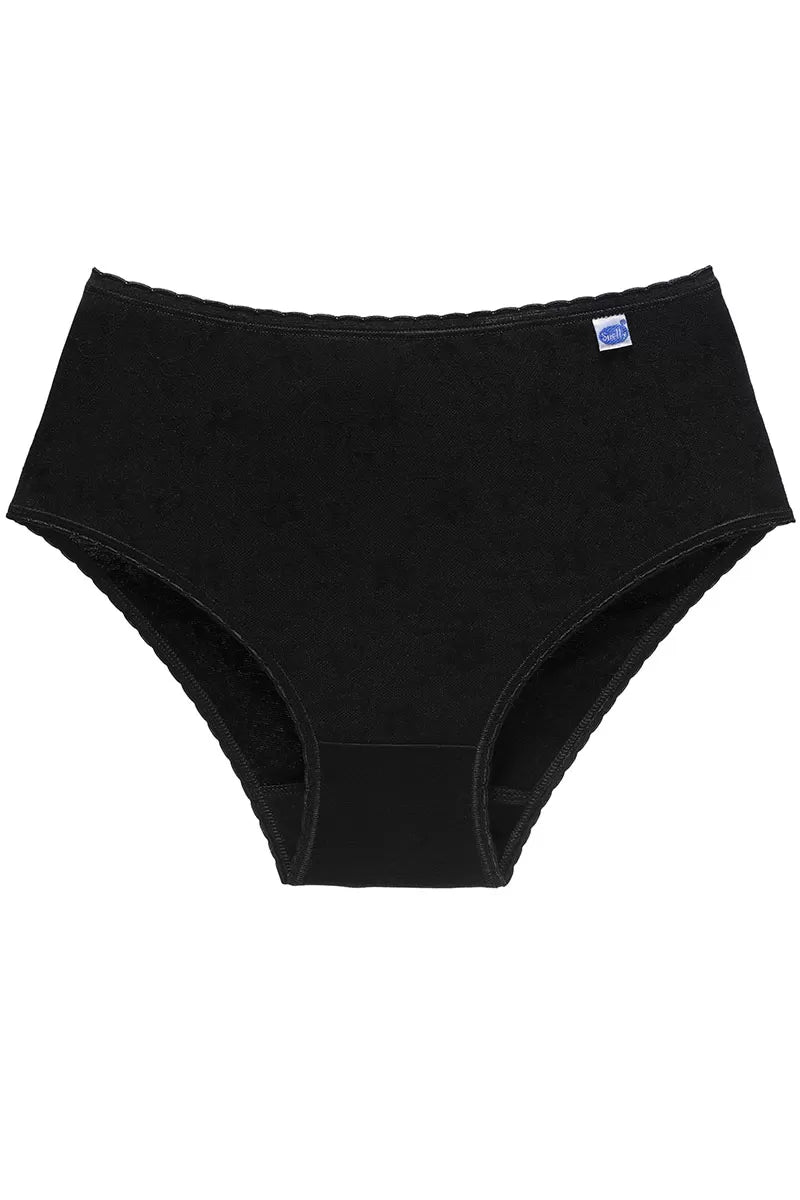 Chiloți cu țesătură jacquard și bumbac elastic, Snelly E563