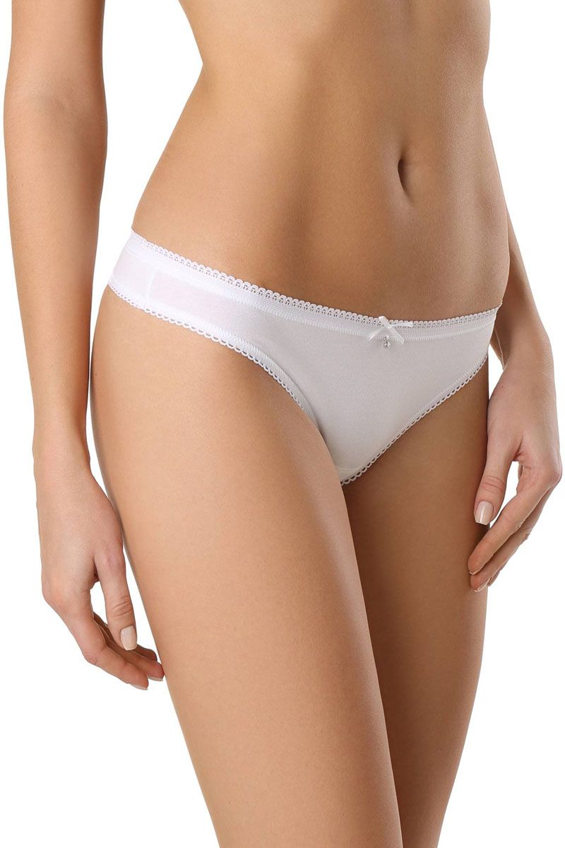 Chiloți pentru femei „string” din bumbac, Conte Ultra Soft LST 795