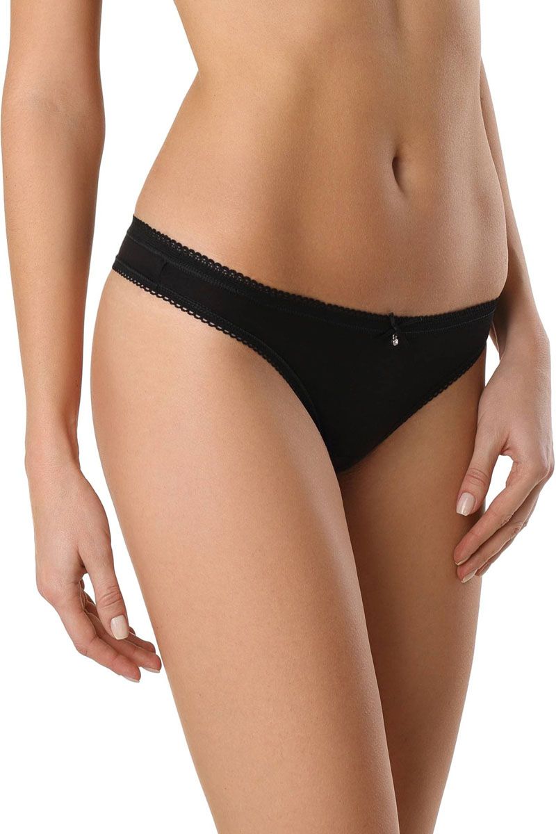 Chiloți pentru femei „string” din bumbac, Conte Ultra Soft LST 795