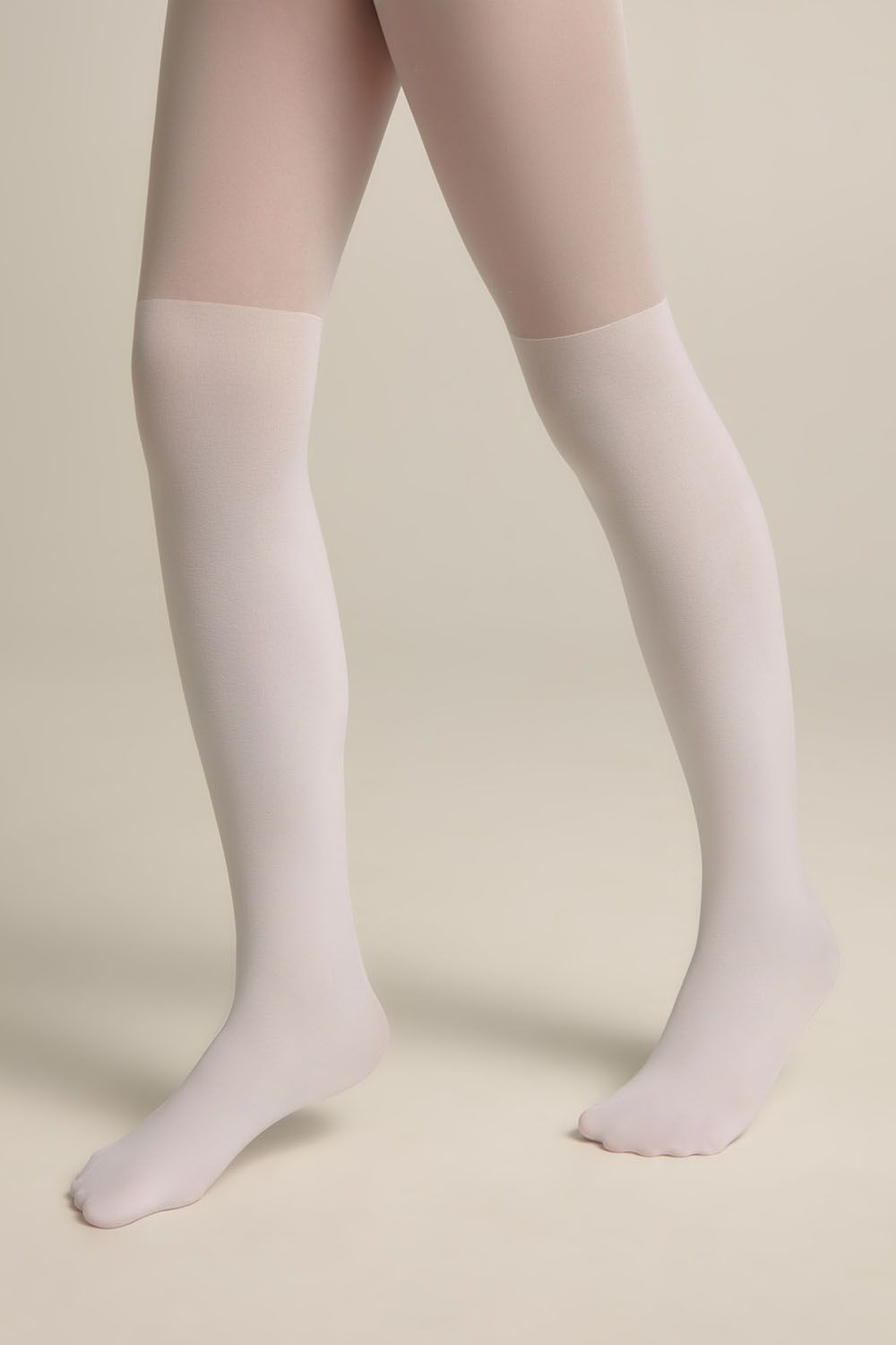 Ciorapi copii, din microfibră cu efect 3D și imitație jambiere, Conte Kids Lolita