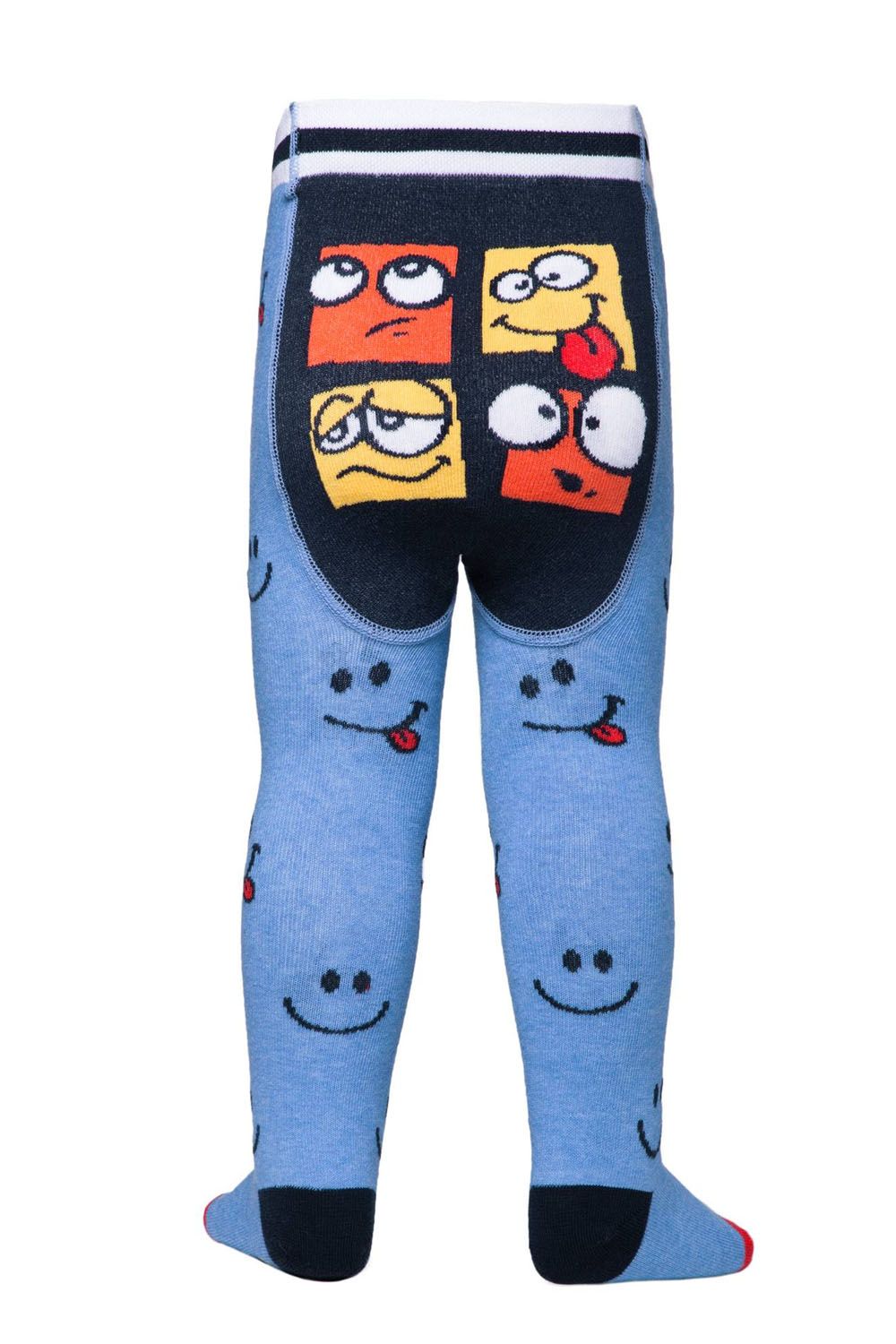 Ciorapi subțiri din bumbac cu model emoji, Conte Kids Tip-Top 495