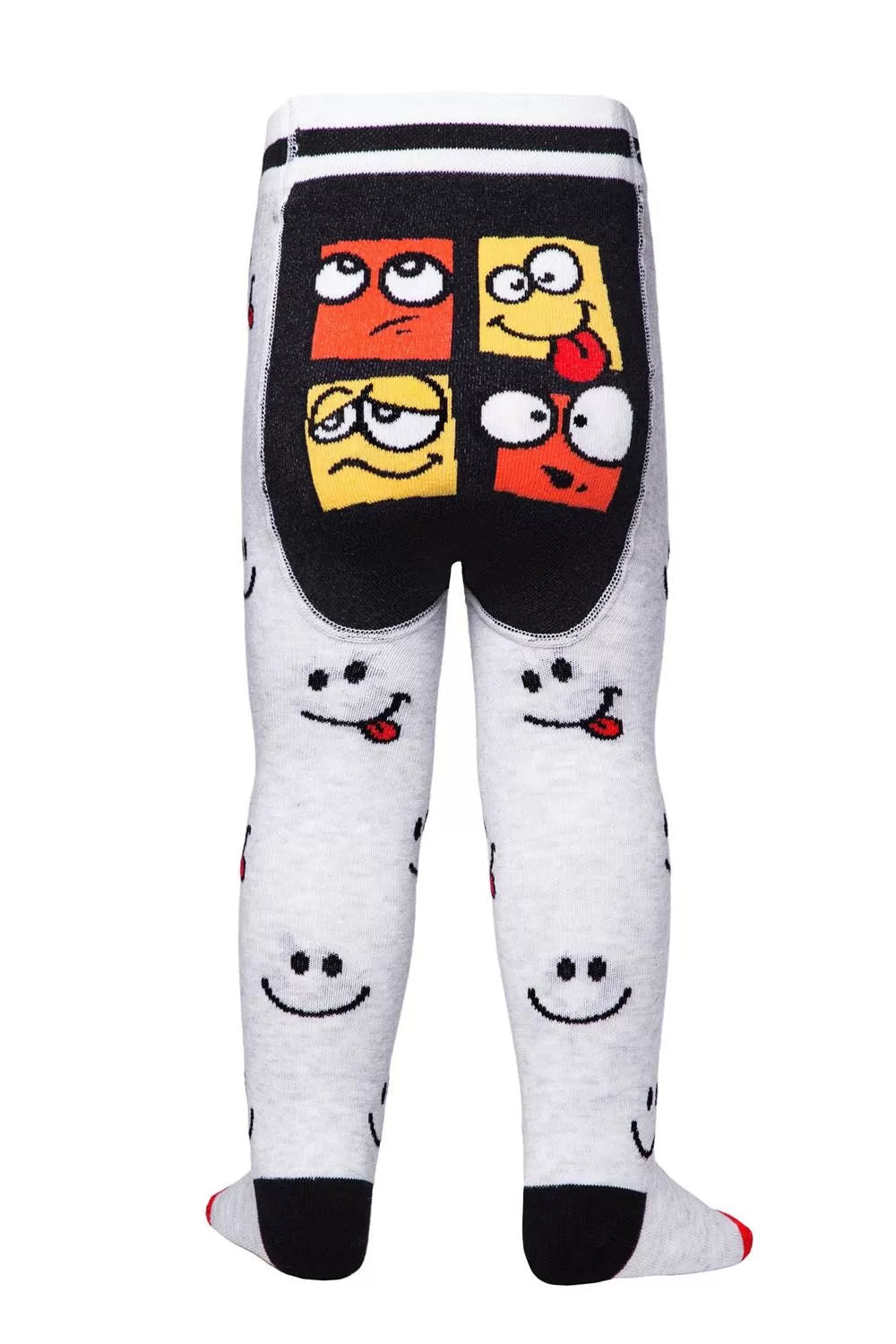 Ciorapi subțiri din bumbac cu model emoji, Conte Kids Tip-Top 495