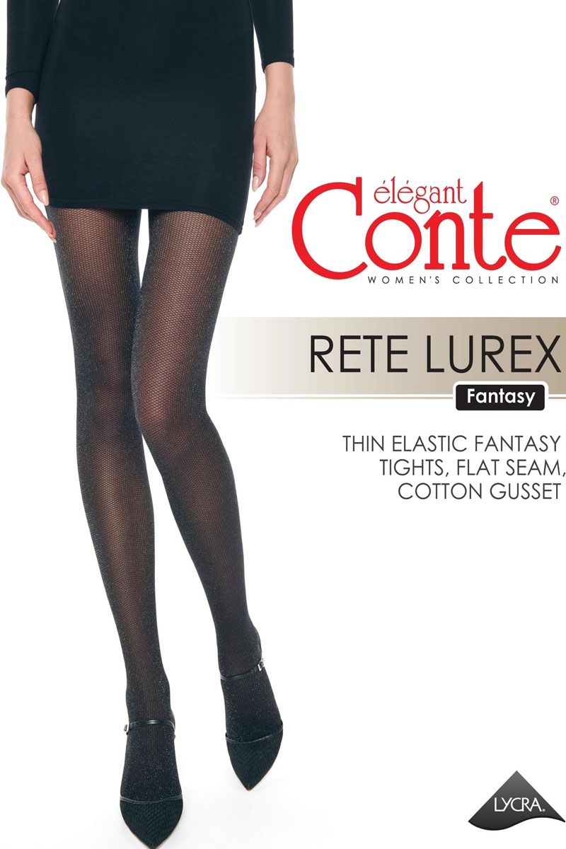 Dres cu model imitație plasă și lurex, Conte Fantasy Rete Lurex