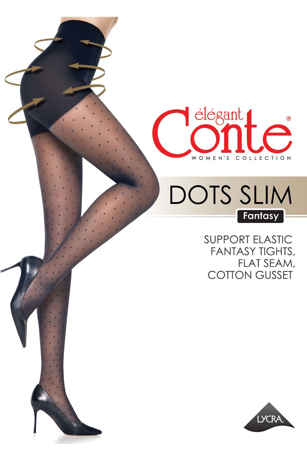 Dres modelator cu model buline, Conte Fantasy Dots Slim