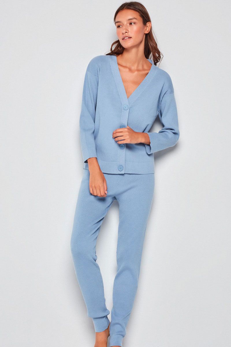 Jachetă tip pijama din material tricotat, Gisela 3/1954