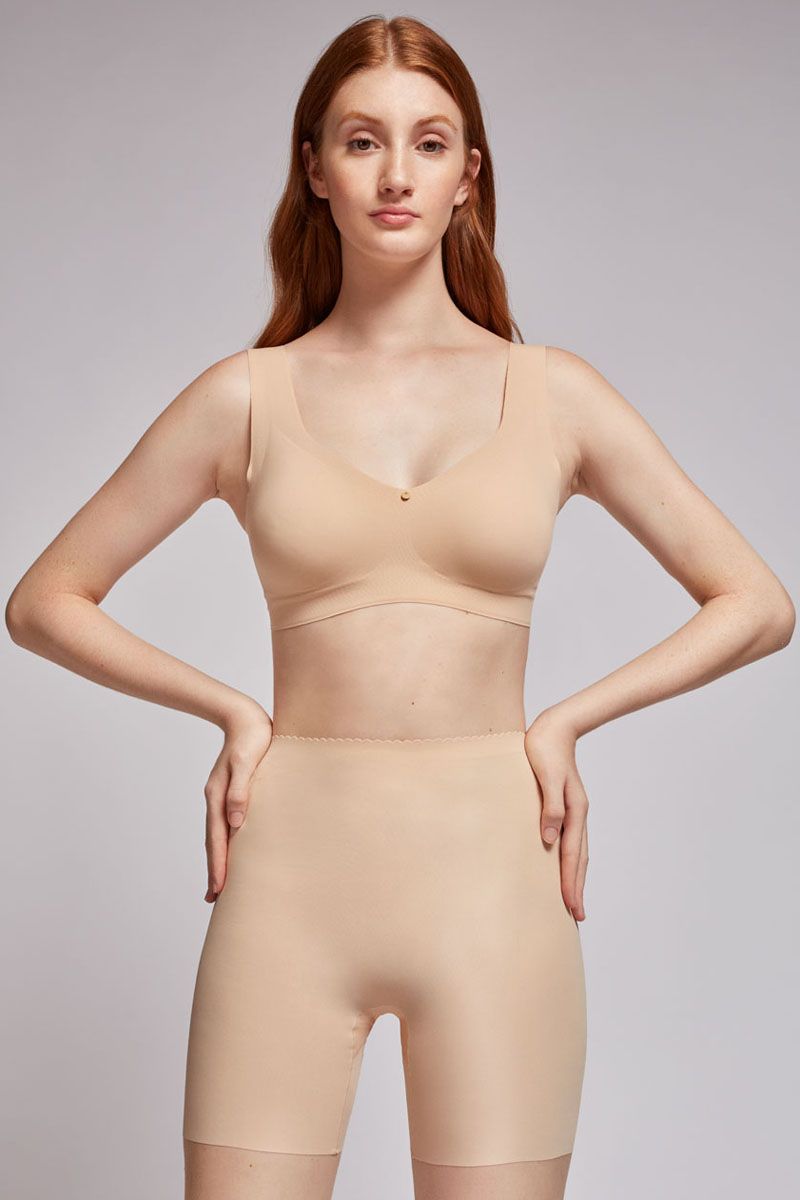 Pantaloni modelatori din microfibră cu talie inalta, Gisela 1/0213