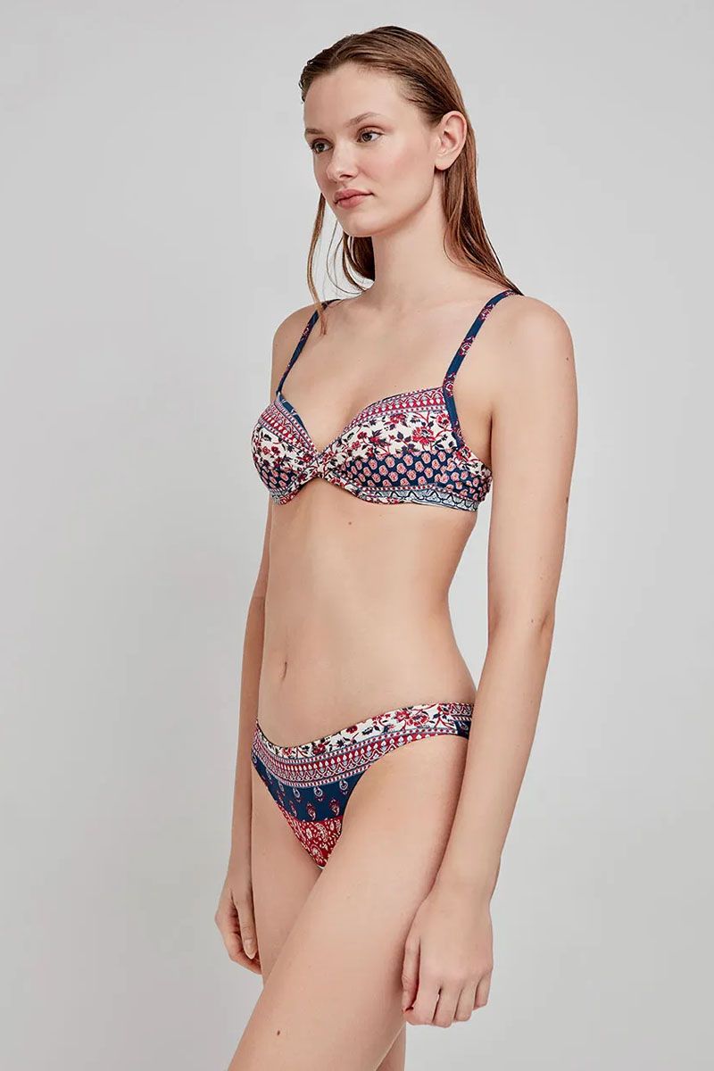 Slip de baie reversibil, cu imprimeu etnic, Gisela 2/30221