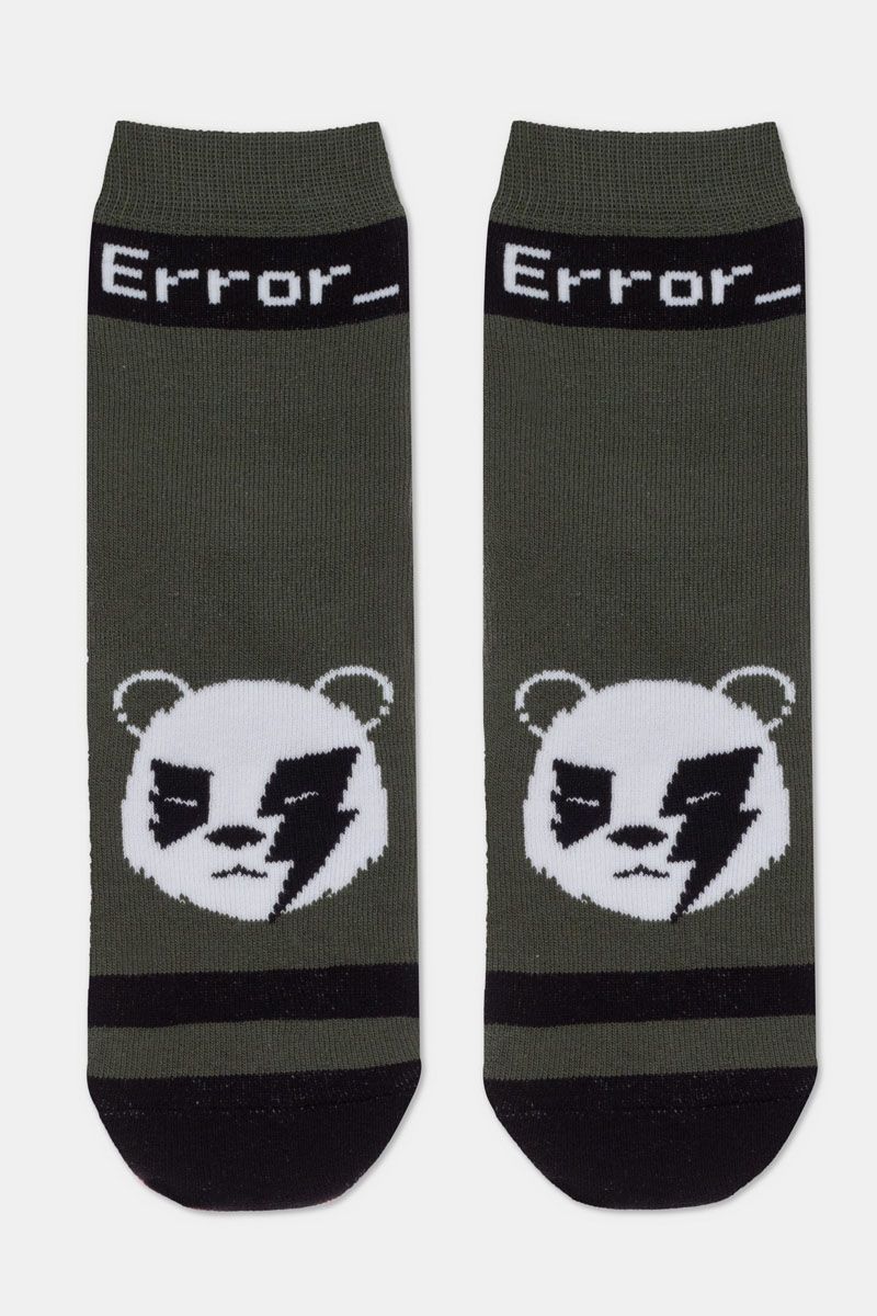 Șosete copii flaușate cu model "Bear Error", Conte Kids Sof-Tiki 597