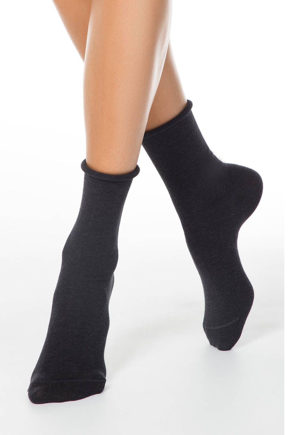 Șosete damă din bumbac fără elastic, Conte Elegant Comfort 000