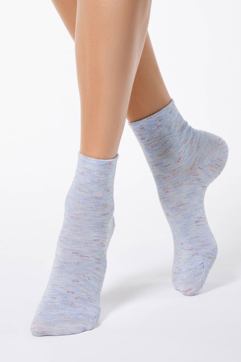 Șosete damă din vâscoză, Conte Elegant Comfort 000 (melange)
