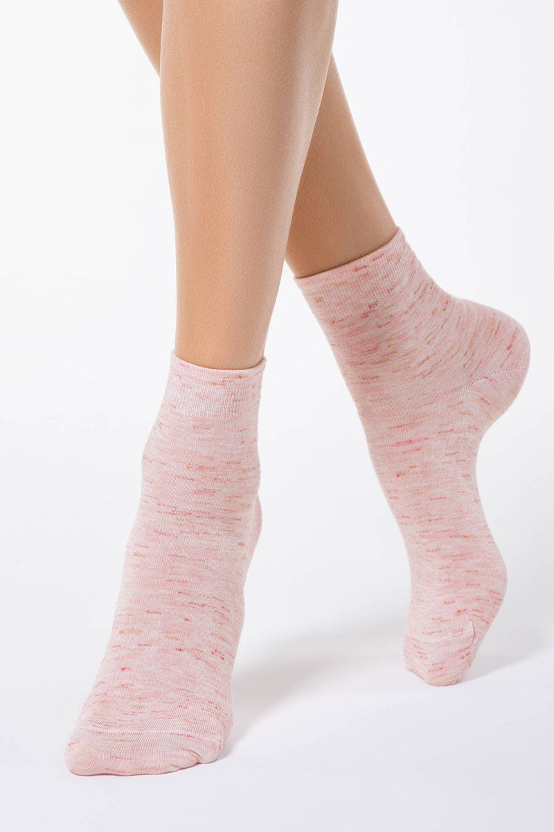 Șosete damă din vâscoză, Conte Elegant Comfort 000 (melange)