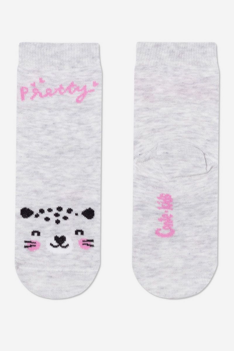 Șosete din bumbac cu model ”Leopard”, Conte Kids Tip-Top 983