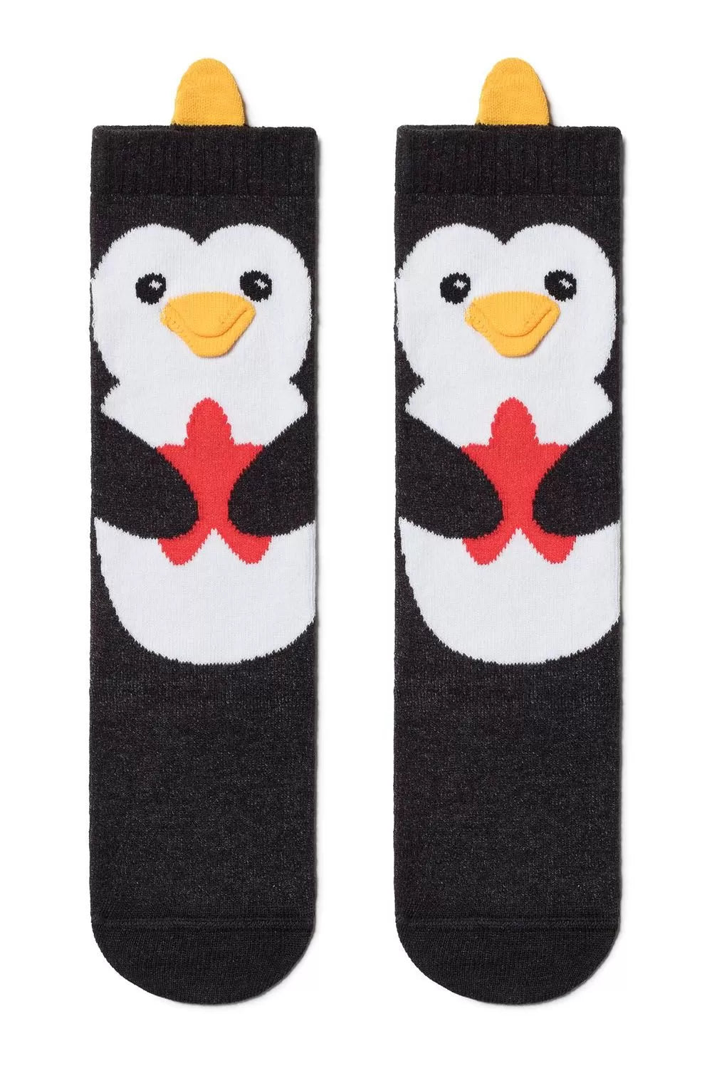 Șosete haioase 3/4, pentru copii, cu model Penguin, Conte Kids Tip-Top 045