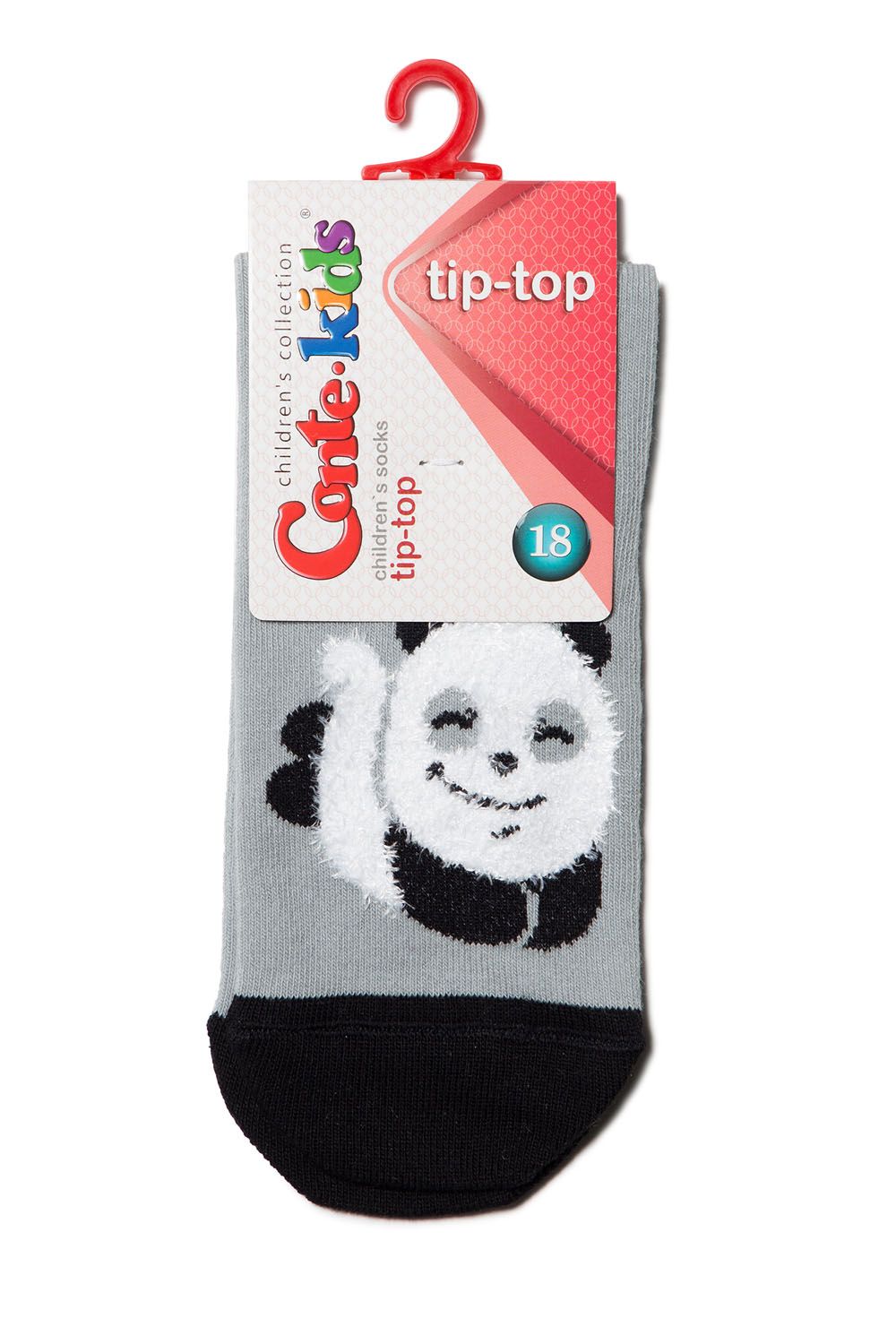 Șosete haioase cu model pufos Panda, Conte Kids Tip-Top 421