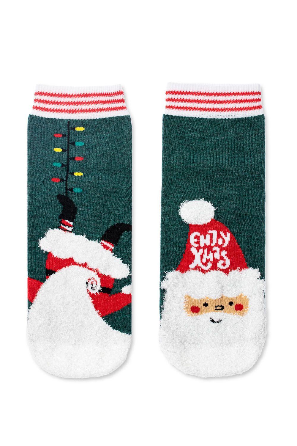 Șosete haioase pentru copii, motive Crăciun, cu model ”Enjoy Xmas”, Conte Kids 522