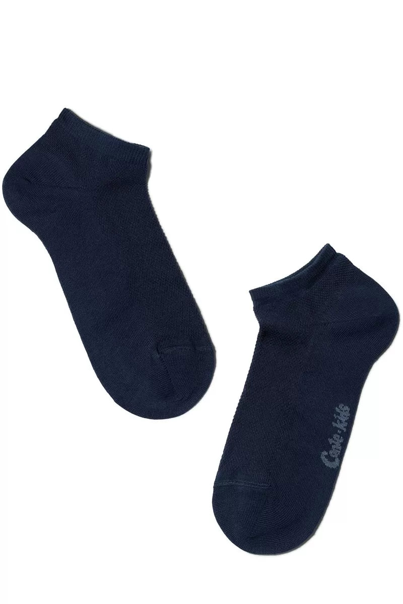 Șosete sport scurte (anclets) pentru copii, din bumbac, Conte Kids Active 484