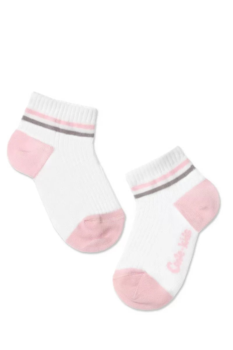 Șosete sport scurte pentru copii, din bumbac, Conte Kids Active 503