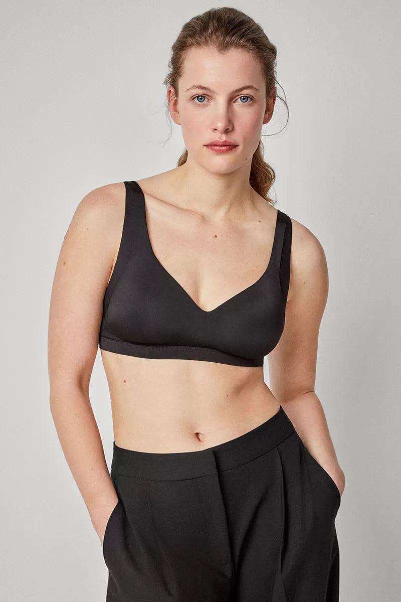 Sutien fără sârmă, cu burete și cupă completă, Gisela 1/10038