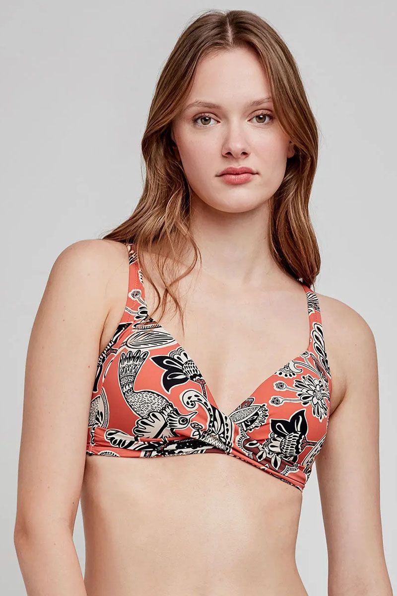 Sutien baie cu imprimeu floral exotic, Gisela 2/30197