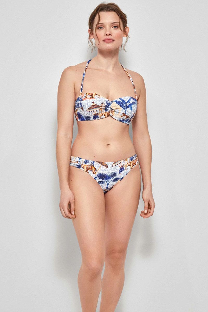 Sutien baie tip bandeau, cu imprimeu african, Gisela 2/30100