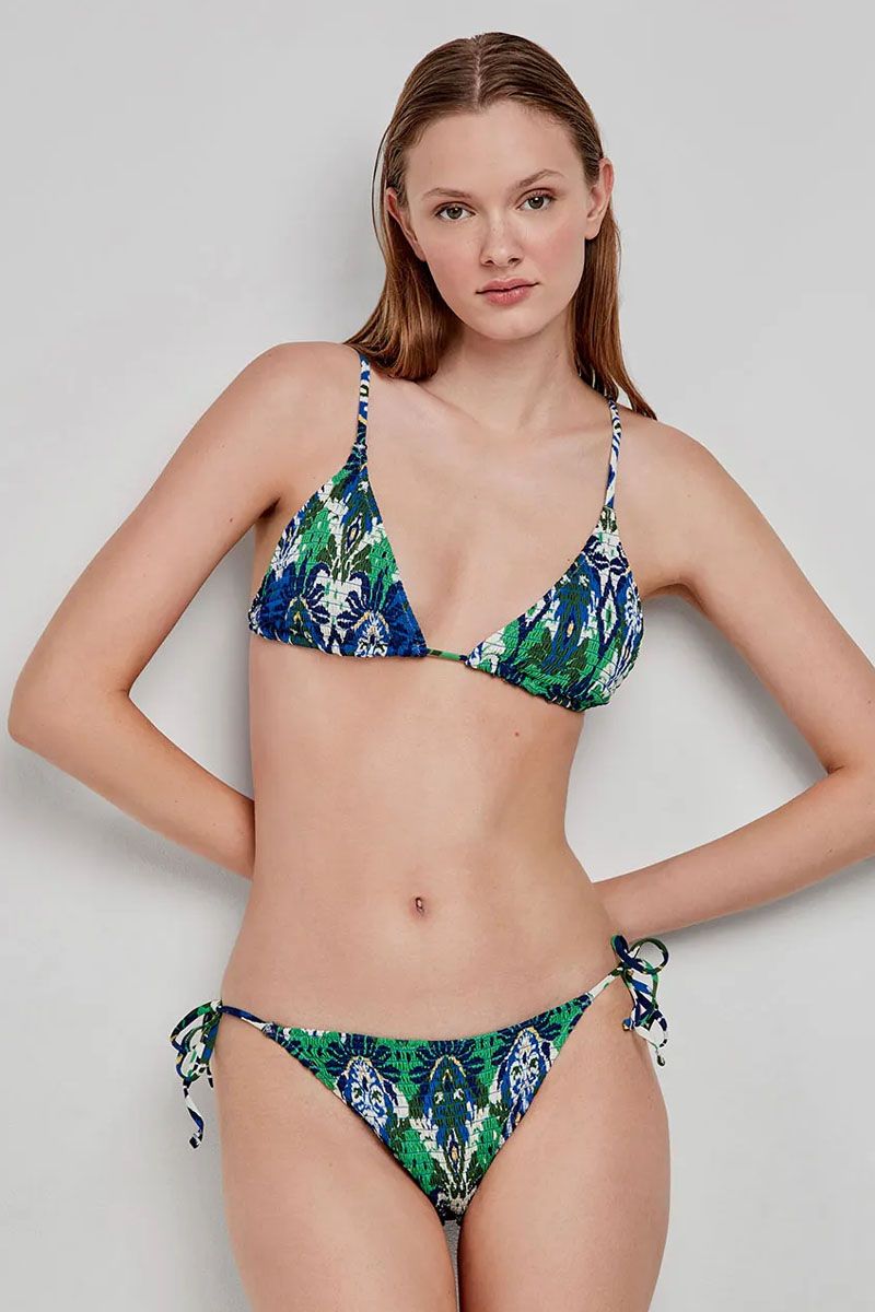Sutien baie triunghiular fără arcuri, imprimeu tribal, Gisela 2/30228