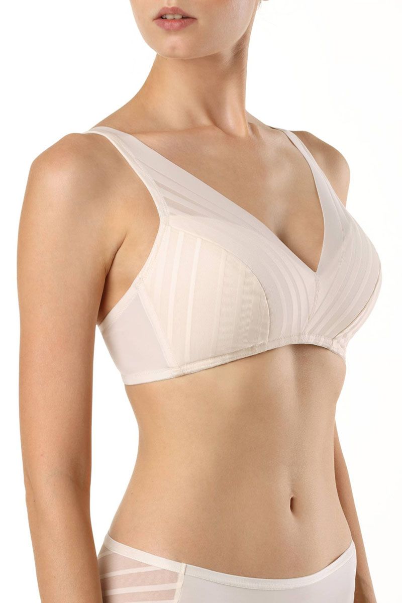 Sutien triunghiular, cu burete și fără arcuri, Conte Sport Glam RB7129