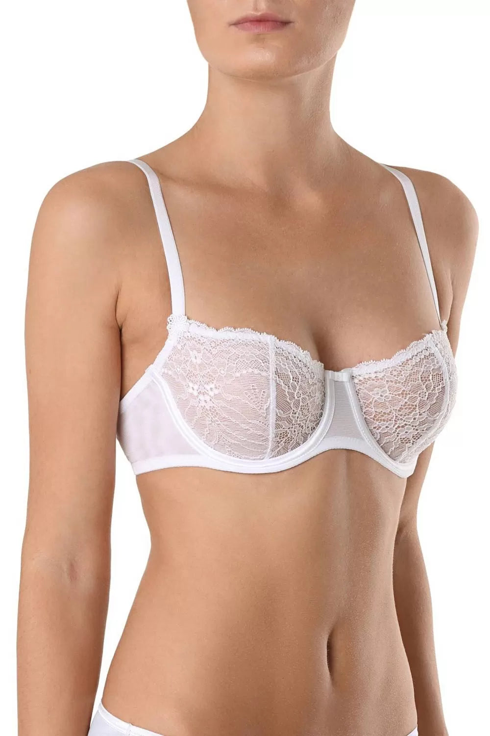 Sutien dantelat, cu arcuri și cupe moi, Conte Romantique RB6032