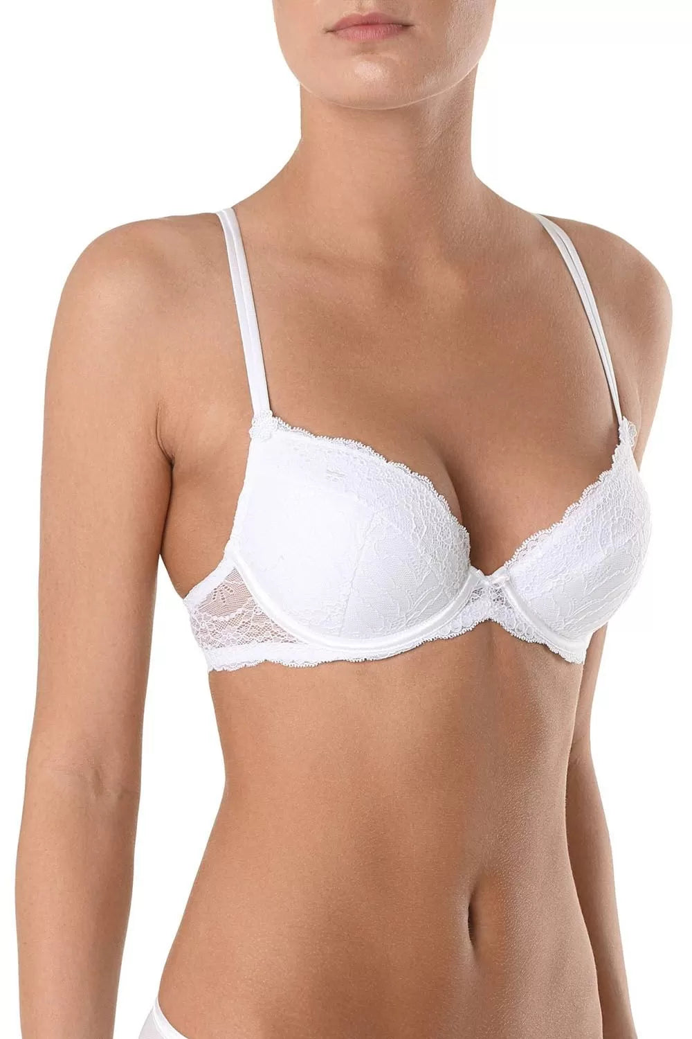 Sutien dantelat, cu arcuri și push-up, Conte Elegant Romantique RB2031
