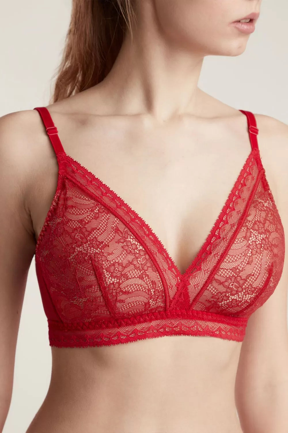 Sutien dantelat, cu întărituri și fără arcuri, Conte Elegant Tandem TB7114