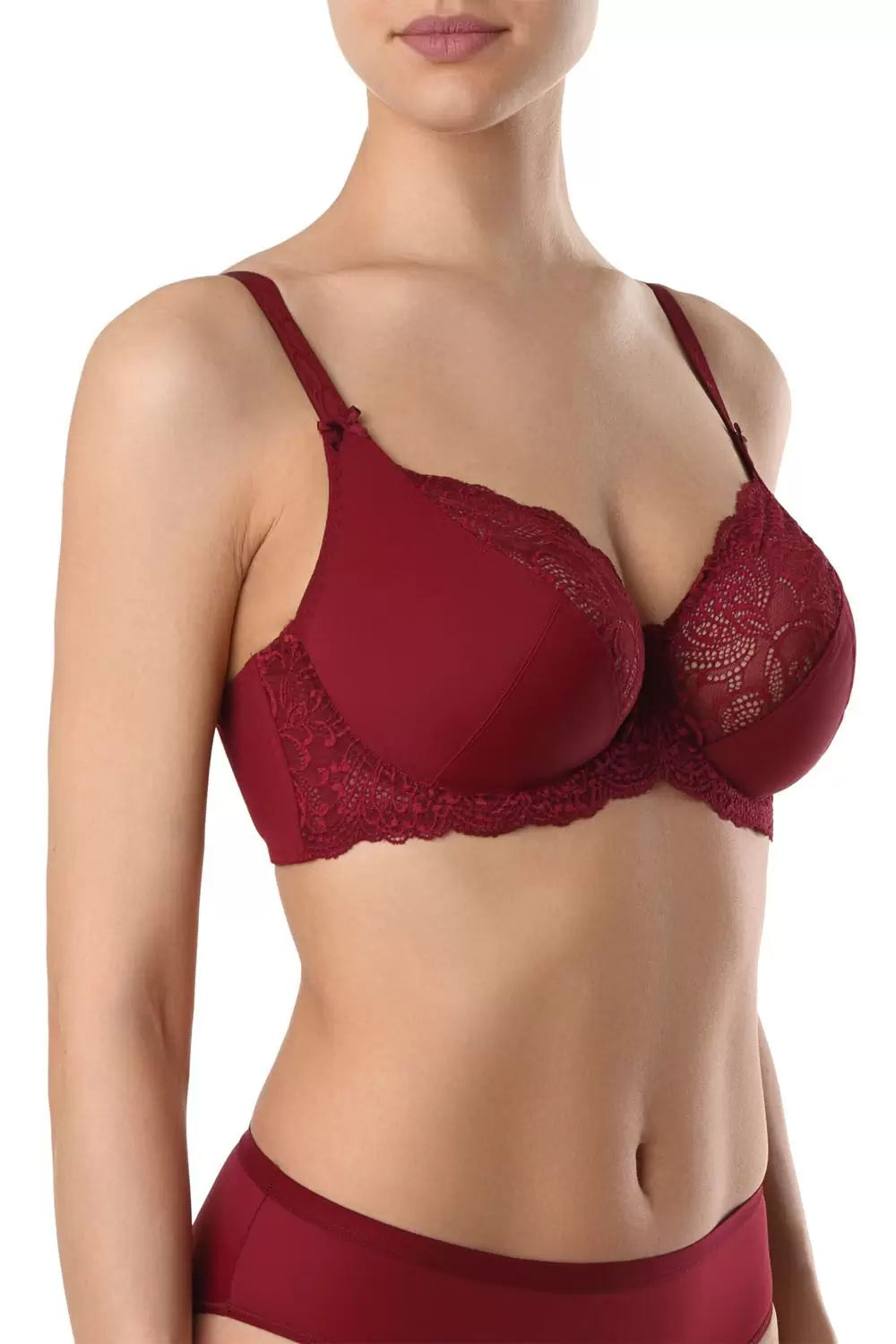 Sutien minimiser cu dantelă și arcuri, Conte City Style RB0009