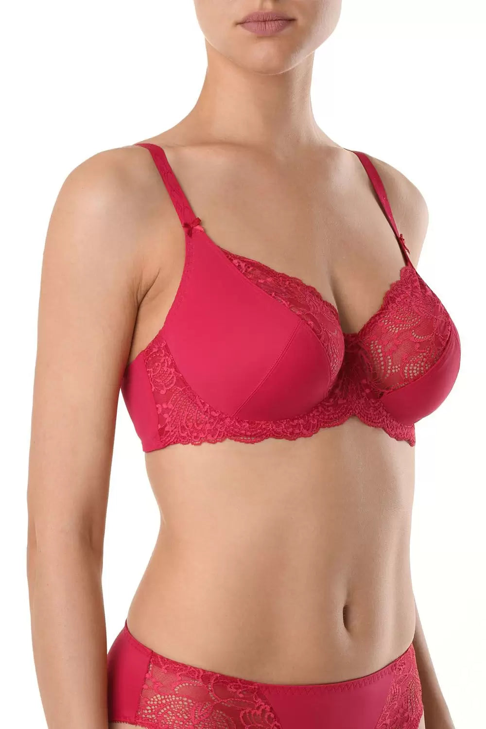 Sutien minimiser cu dantelă și arcuri, Conte City Style RB0009