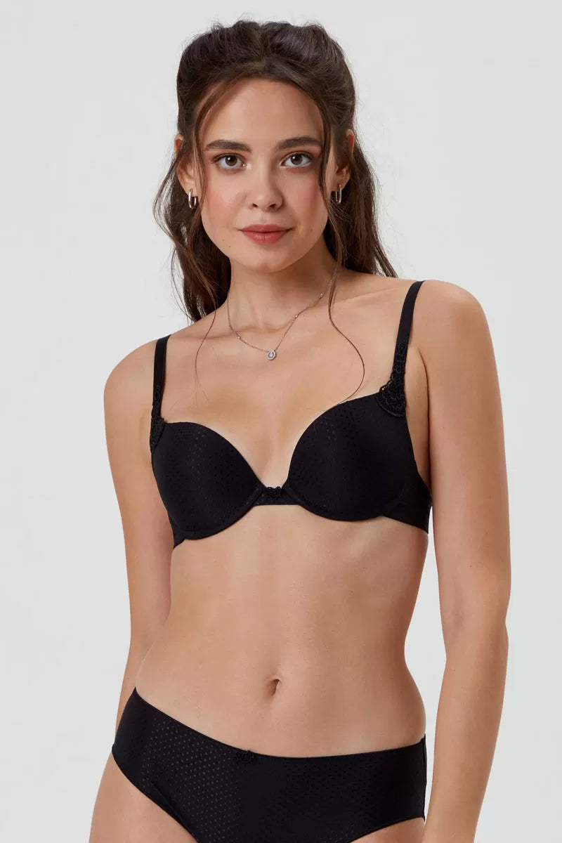 Sutien push up cu buline imprimeu, Conte Voyage RB1017
