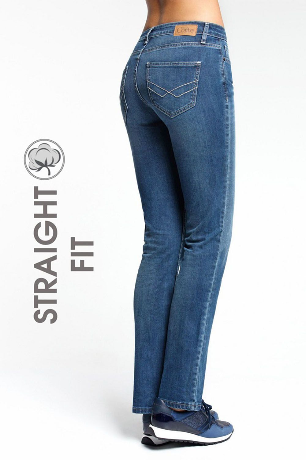 Blugi Classici Straight Fit, Conte 2091/49123