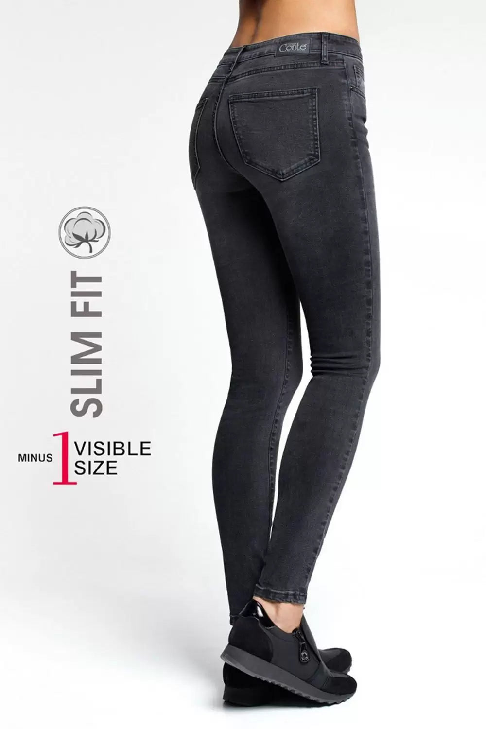 Blugi Slim Fit cu Efect Modelator, Conte 2992/4937