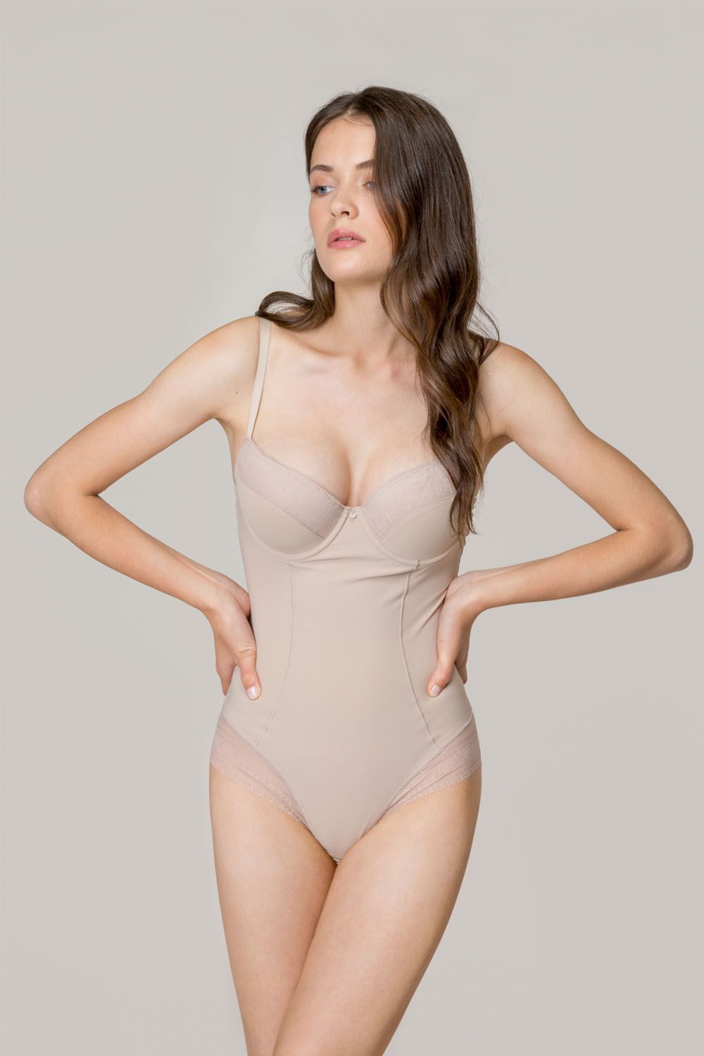Body cu cupe formate și efect modelator, Gisela 1/0349 (cutie)