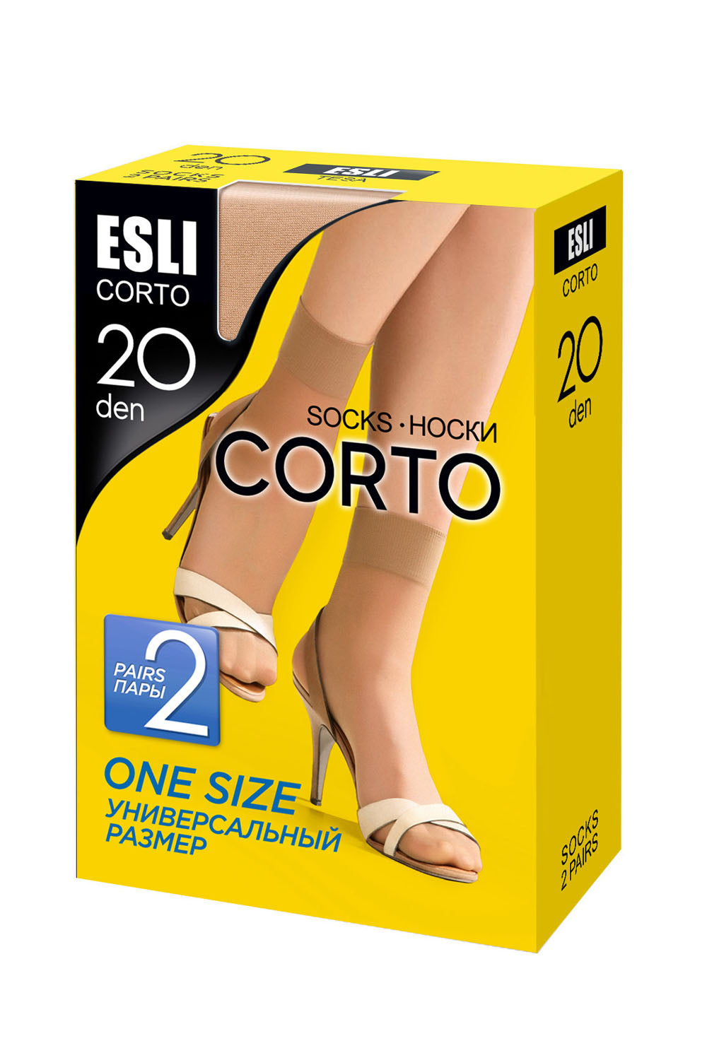 Șosete 1/2 Damă Lycra, Corto 20 Den