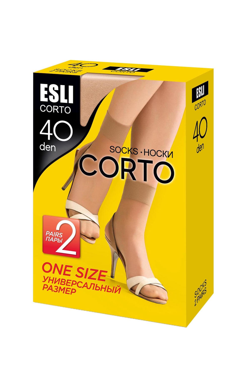Șosete 1/2 Damă Lycra, Corto 40 Den