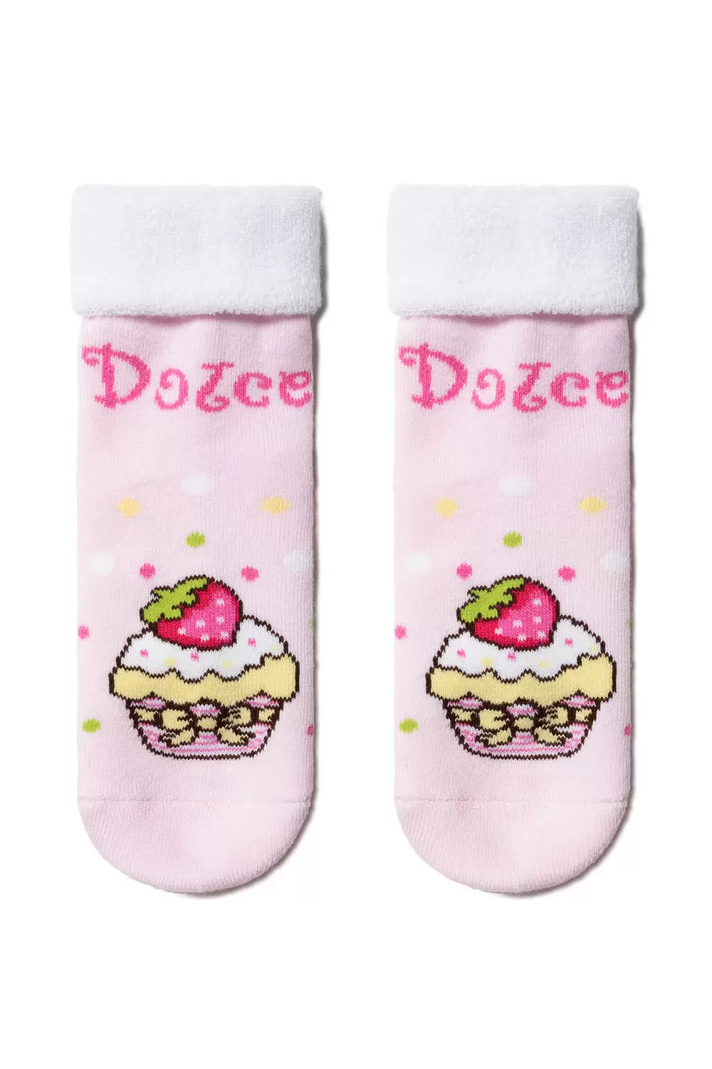 Șosete copii flaușate cu model Dolce, Conte Kids Sof-Tiki 245