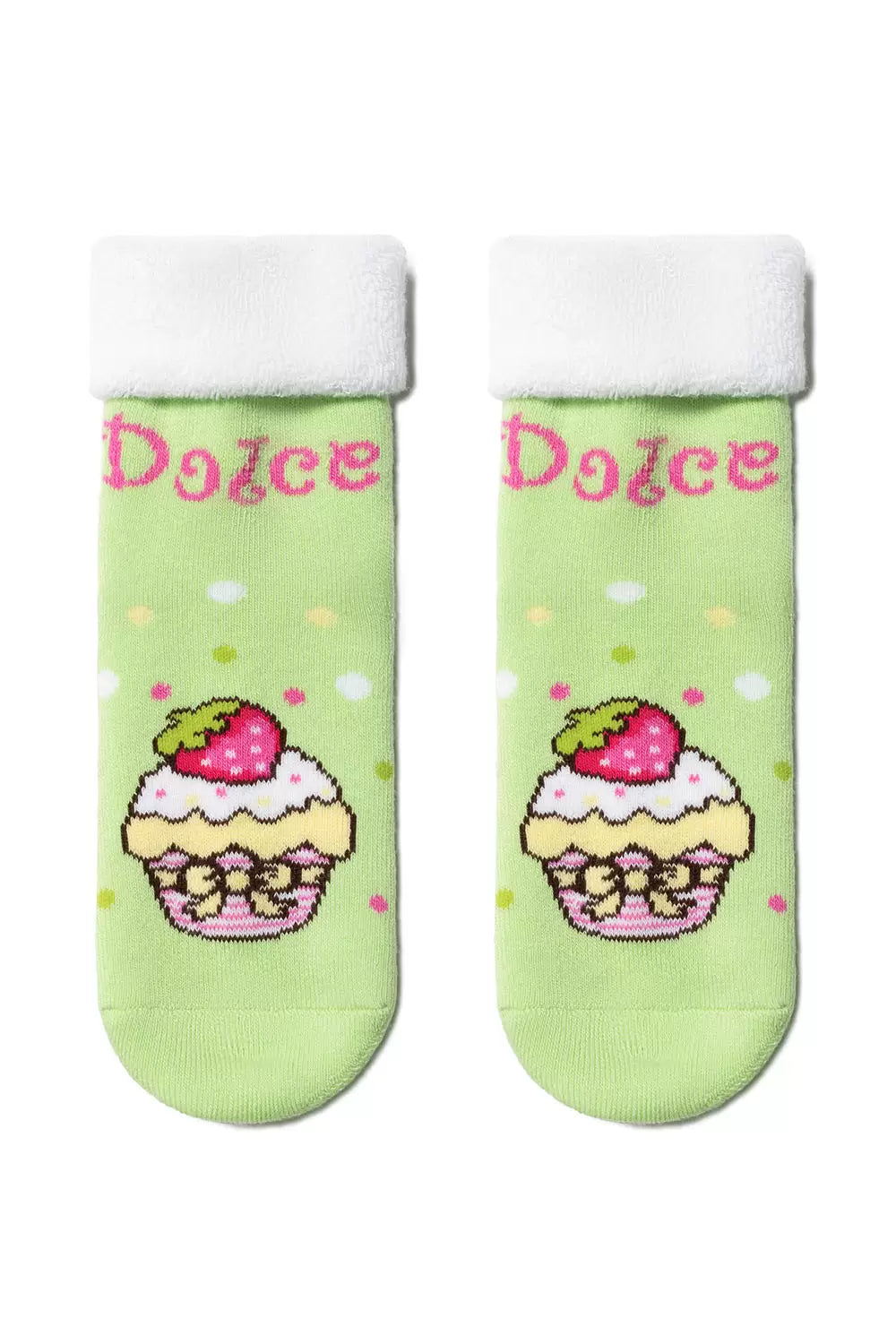 Șosete copii flaușate cu model Dolce, Conte Kids Sof-Tiki 245