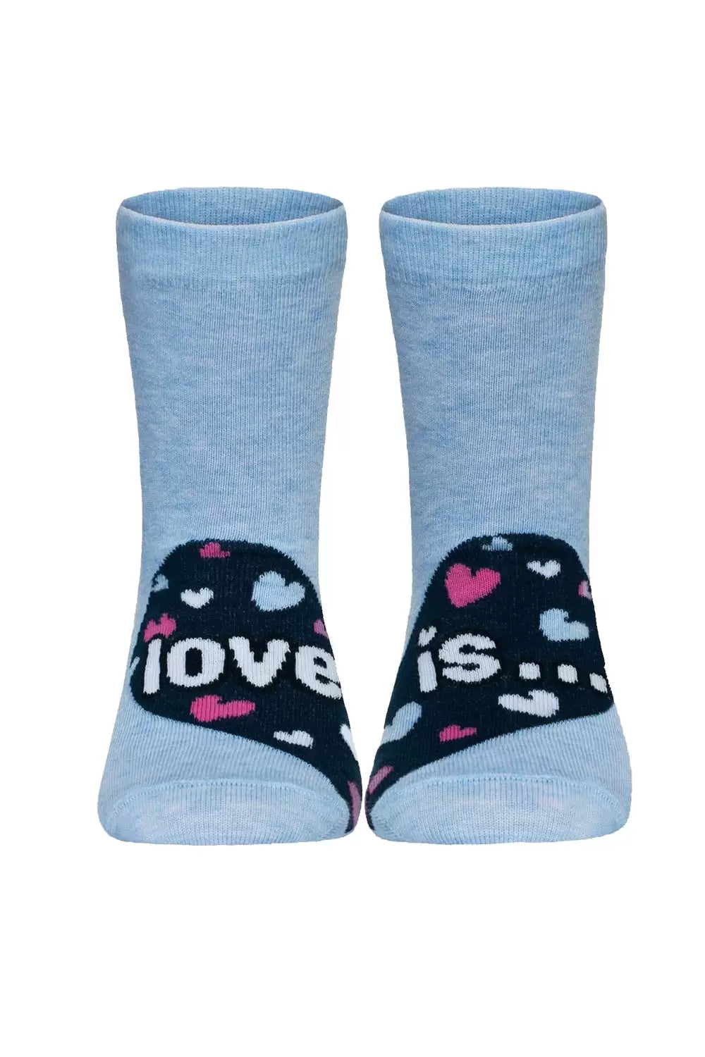 Șosete copii haioase Love is din bumbac, Funny Legs 279