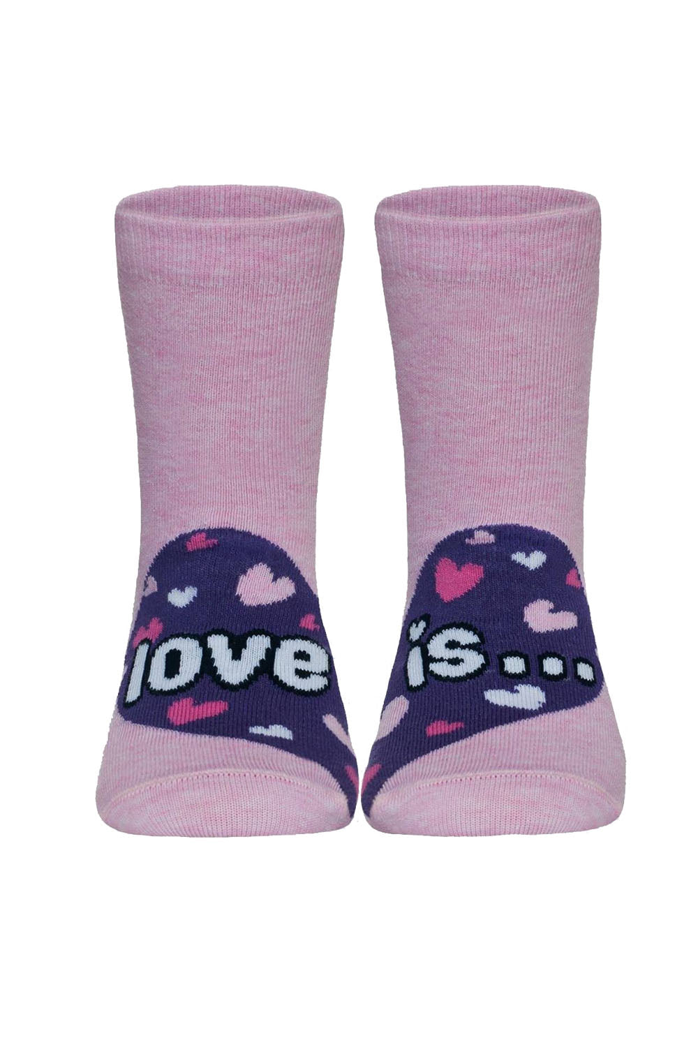 Șosete copii haioase Love is din bumbac, Funny Legs 279