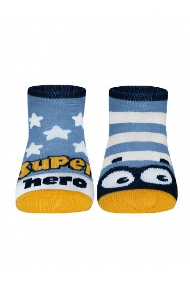 Șosete copii haioase Super Erou din bumbac, Funny Legs 283
